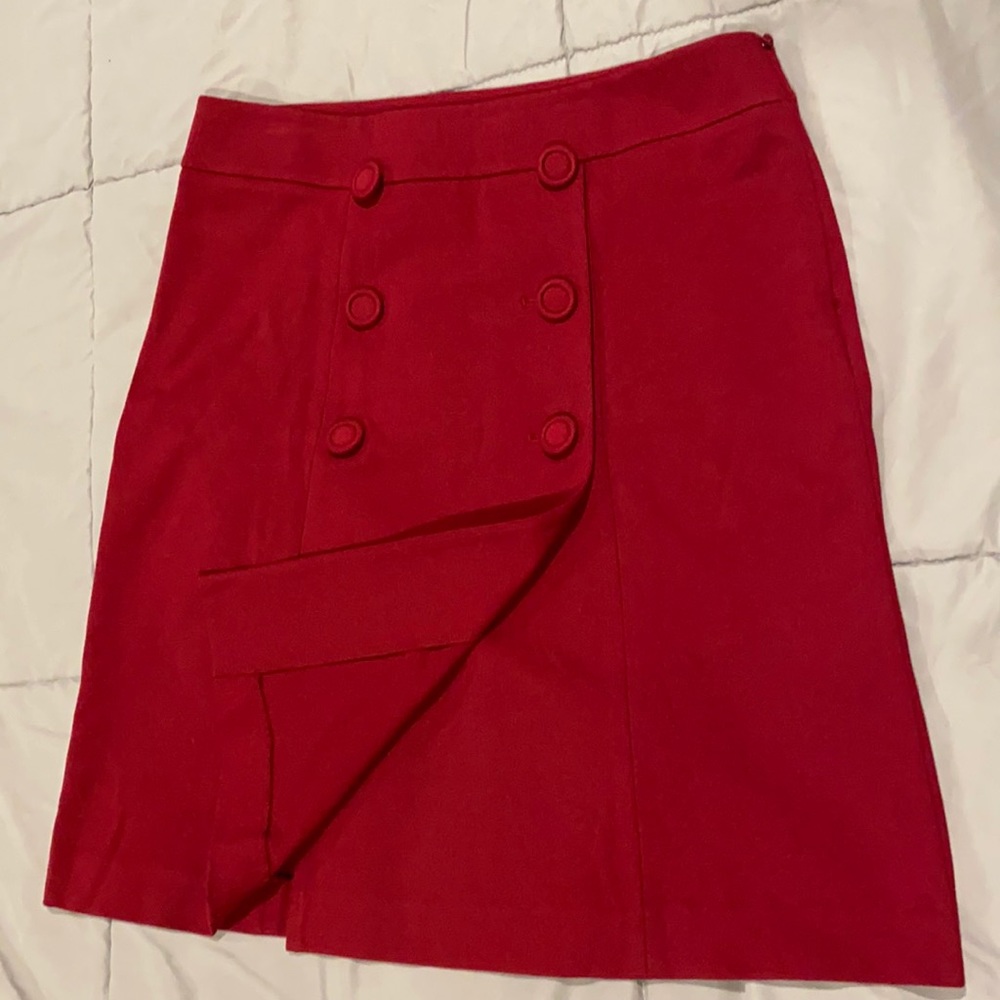 Peacock button from skirt